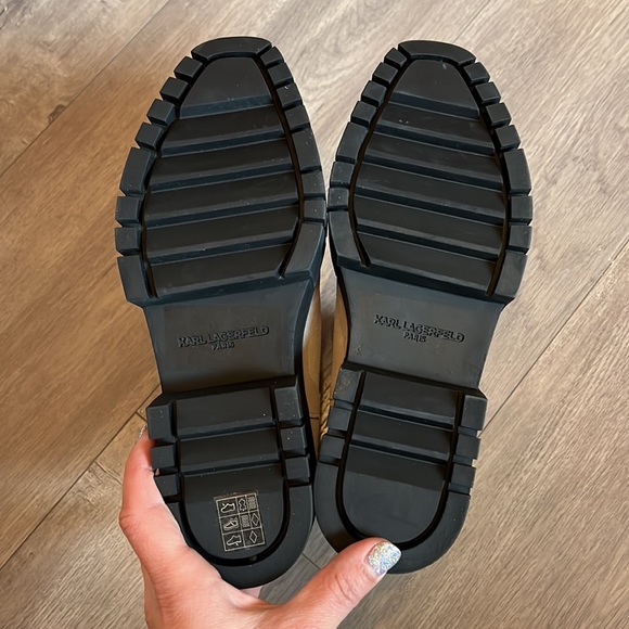 Karl Lagerfeld Reign Platform Boots - Picture 2 of 8